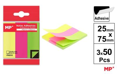 Opakowanie Karteczki samoprzylepne 25x75mm 3x50K