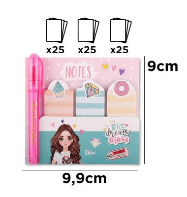 Karteczki samoprzylepne. Wydawca: MP Main Paper. SmakLiter.pl Opakowanie Karteczki samoprzylepne