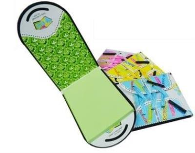 Opakowanie Karteczki samoprzylepne but 76x51mm 100szt MIX