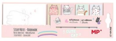 Opakowanie Karteczki samoprzylepne indeksujące Koty