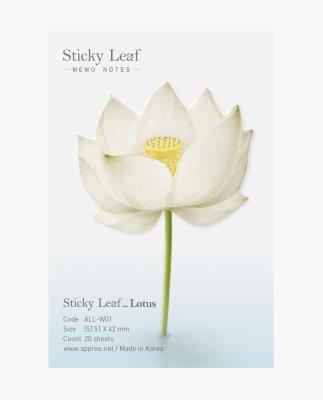 Opakowanie Karteczki samoprzylepne Lotos biały S