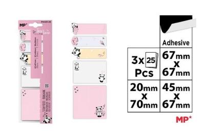 Opakowanie Karteczki samoprzylepne - Panda tea time