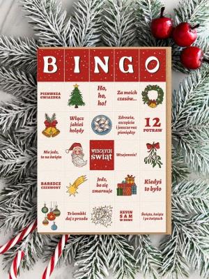 Opakowanie Kartka bożonarodzeniowa / BINGO ŚWIĄTECZNE