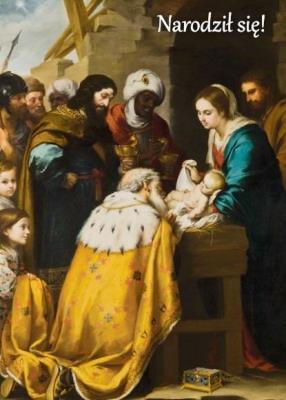 Opakowanie Kartka bożonarodzeniowa z reprodukcją