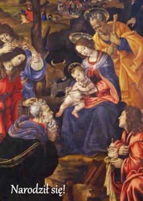 Opakowanie Kartka bożonarodzeniowa z reprodukcją