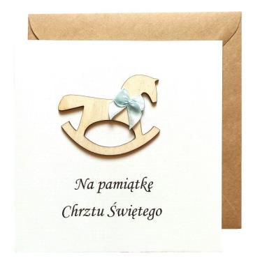 Opakowanie Kartka Chrzest Święty