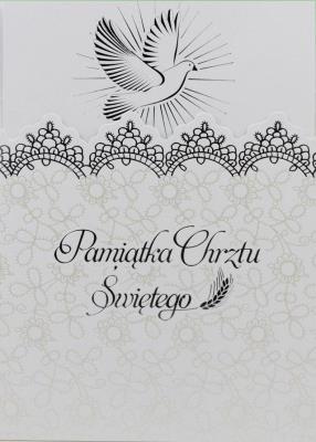 Kartka Chrzest Święty. Wydawca: Kalpol. SmakLiter.pl Opakowanie Kartka Chrzest Święty