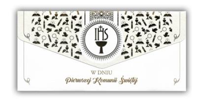 Opakowanie Kartka-koperta Komunia