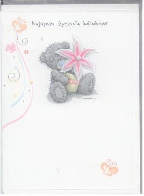 Okładka książki KARTKA NAJLEPSZE ZYCZENIA IMIENINOWE RUS086-RUSSELL