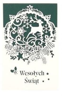 Opakowanie Kartka okolicznościowa Boże Narodzenie