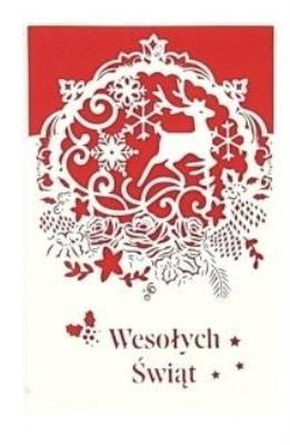 Opakowanie Kartka okolicznościowa Boże Narodzenie