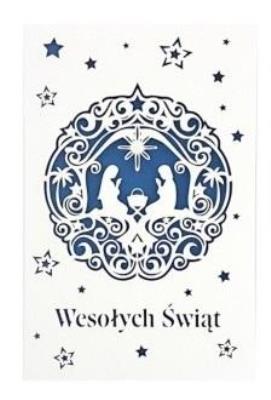 Opakowanie Kartka okolicznościowa Boże Narodzenie