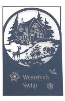 Opakowanie Kartka okolicznościowa Boże Narodzenie