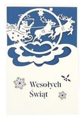 Opakowanie Kartka okolicznościowa Boże Narodzenie