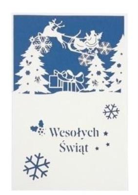 Opakowanie Kartka okolicznościowa Boże Narodzenie