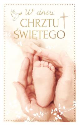 Opakowanie Kartka okolicznościowa Chrzest CHM01