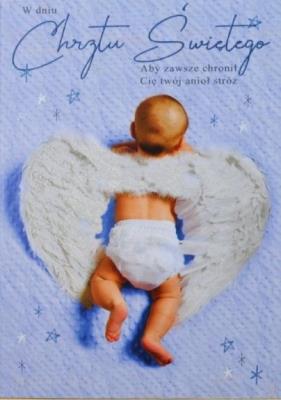 Opakowanie Kartka okolicznościowa Chrzest TS69