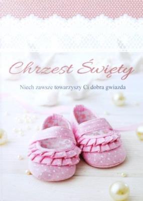 Opakowanie Kartka okolicznościowa Chrzest TS72