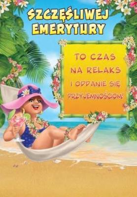 Opakowanie Kartka okolicznościowa Emerytura