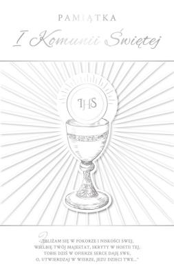 Opakowanie Kartka okolicznościowa Komunia KP15
