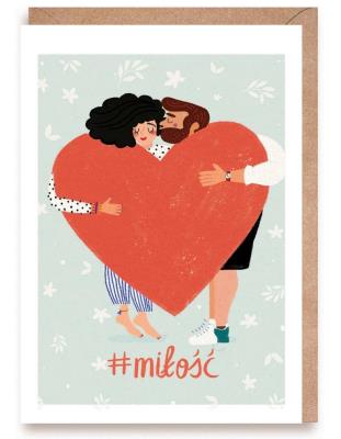 Opakowanie Kartka okolicznościowa Miłość