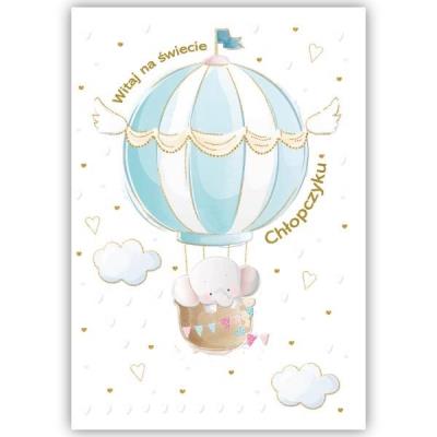 Opakowanie Kartka okolicznościowa Narodziny TS