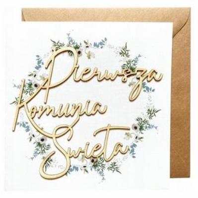 Opakowanie Kartka okolicznościowa Pierwsza Komunia Święta