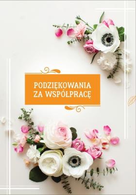 Opakowanie Kartka okolicznościowa Podziękowania za współpracę