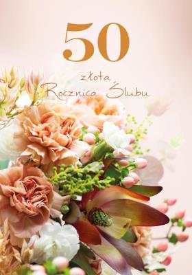 Opakowanie Kartka okolicznościowa Rocznica ślubu 50