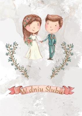 Opakowanie Kartka okolicznościowa Ślub