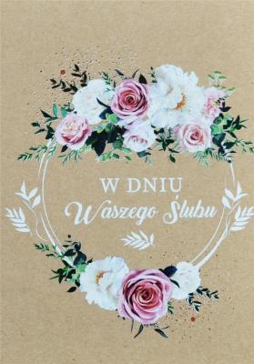Opakowanie Kartka okolicznościowa Ślub