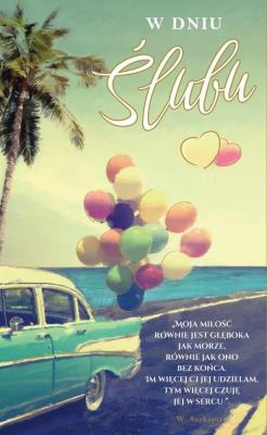 Opakowanie Kartka okolicznościowa Ślub