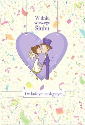 Opakowanie Kartka okolicznościowa Ślub duża TD23