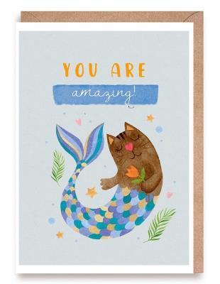Opakowanie Kartka okolicznościowa Syrena You are amazing!