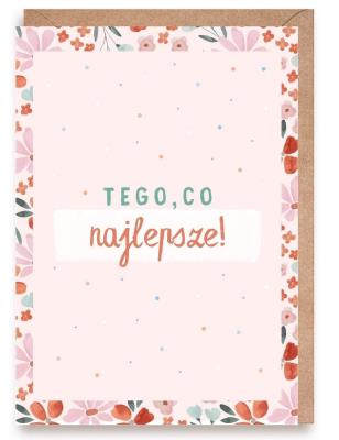 Opakowanie Kartka okolicznościowa Tego, co najlepsze