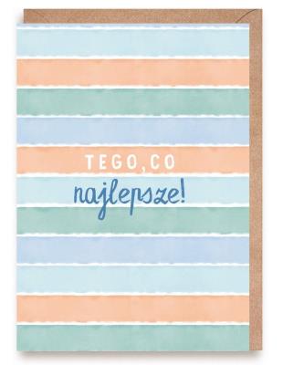 Opakowanie Kartka okolicznościowa Tego, co najlepsze