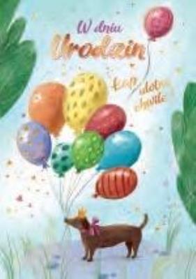 Opakowanie Kartka okolicznościowa Urodziny