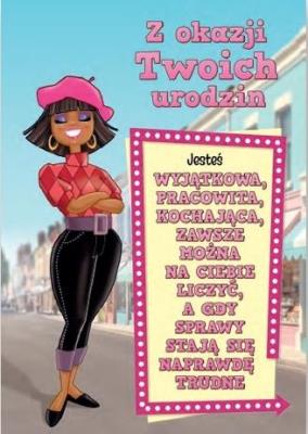 Opakowanie Kartka okolicznościowa Urodziny