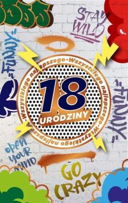 Opakowanie Kartka okolicznościowa Urodziny 18
