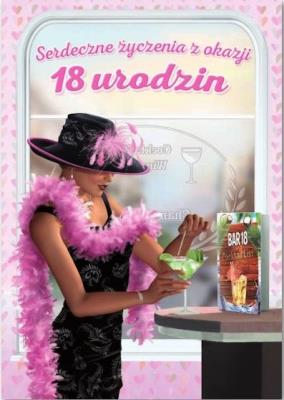 Opakowanie Kartka okolicznościowa Urodziny 18 MF13