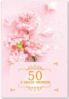 Opakowanie Kartka okolicznościowa Urodziny 50