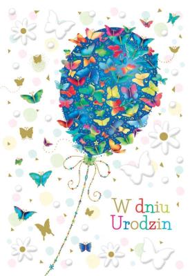 Opakowanie Kartka okolicznościowa Urodziny