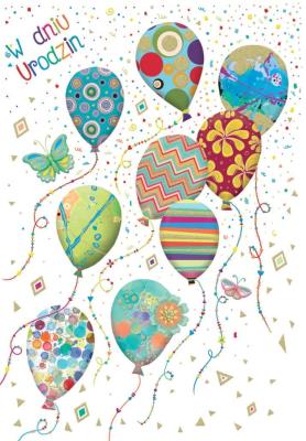 Opakowanie Kartka okolicznościowa Urodziny