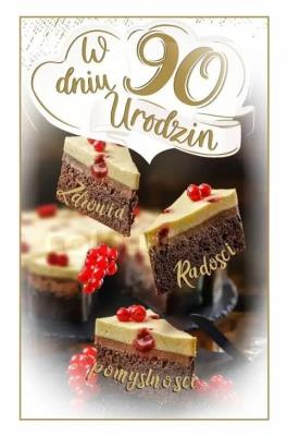 Opakowanie Kartka okolicznościowa Urodziny 90