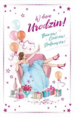 Opakowanie Kartka okolicznościowa Urodziny CG06