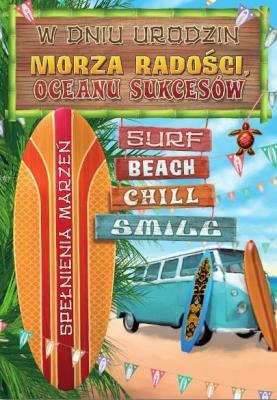 Opakowanie Kartka okolicznościowa Urodziny MF38