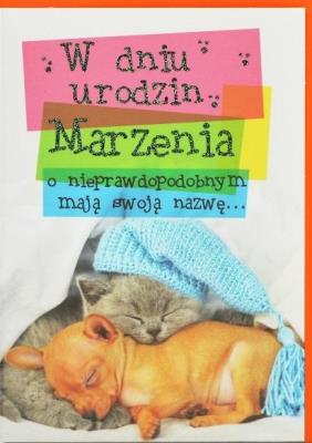 Opakowanie Kartka okolicznościowa Urodziny TS91