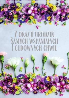 Opakowanie Kartka okolicznościowa Urodziny TS96