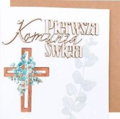 Opakowanie Kartka Pierwsza Komunia Święta