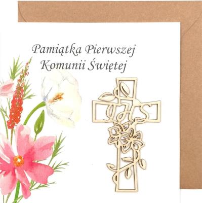 Opakowanie Kartka Pierwsza Komunia Święta
